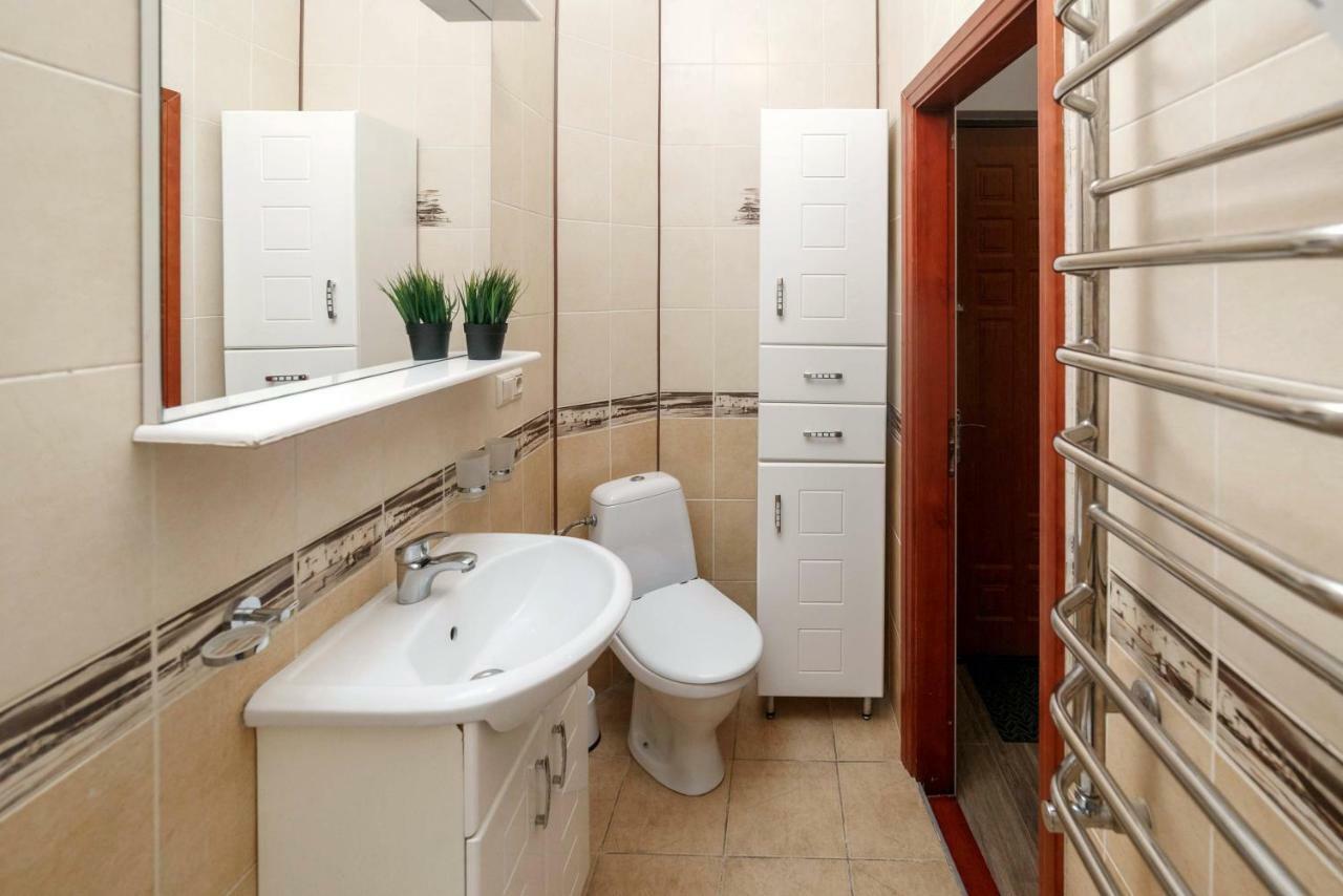 Loft Apartment In Old Lviv Ac Fireplace Exterior photo